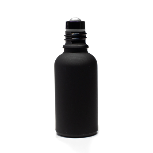 Roll On Negro Matizado 50ml con bolita de acero