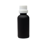 Frasco Negro  Matizado 15ml con Inserto